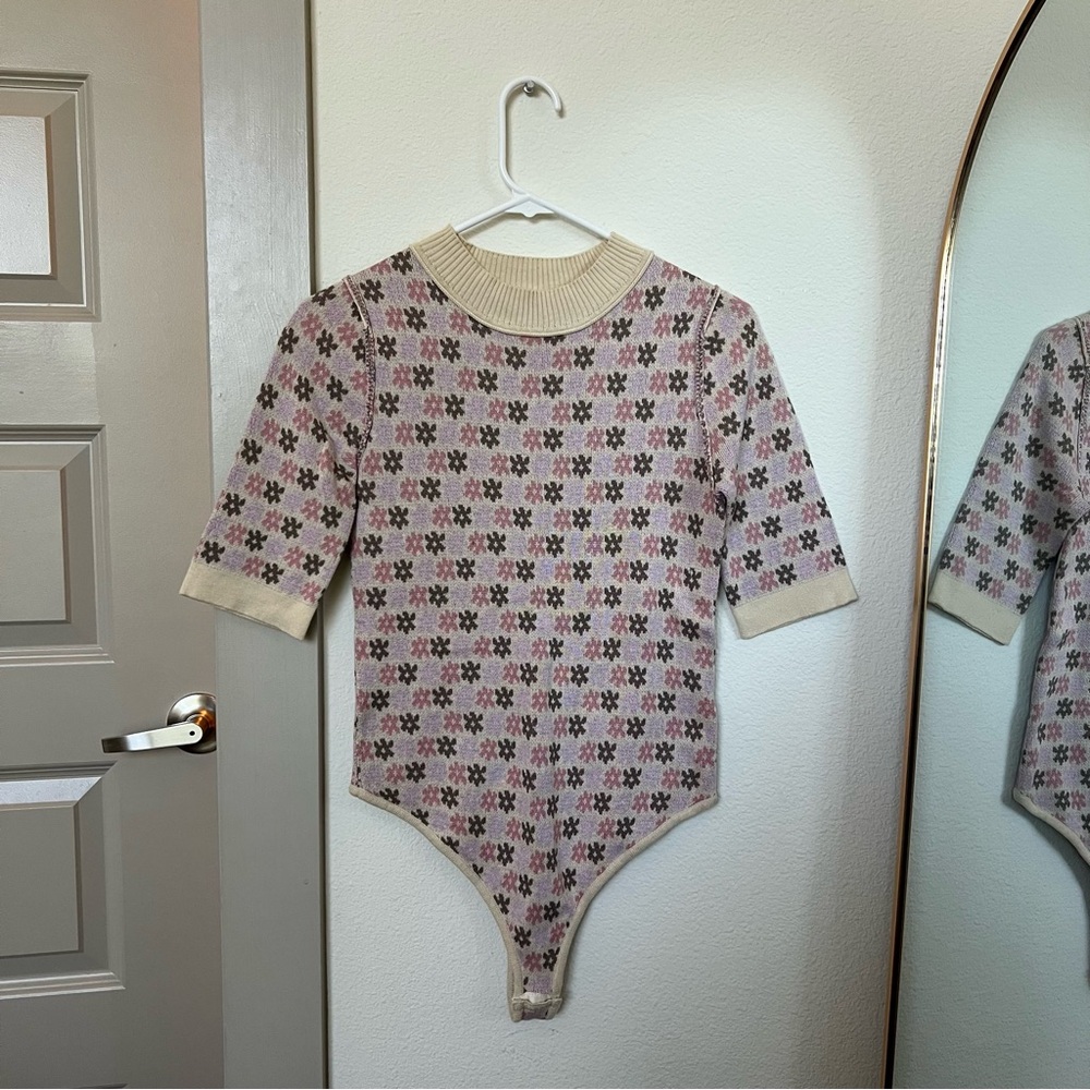 Free People Intimately Snowflake Bodysuit